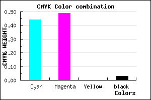 #8C7EF8 color CMYK mixer