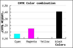 #8C8197 color CMYK mixer