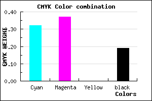 #8C82CE color CMYK mixer