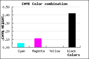 #8C8494 color CMYK mixer