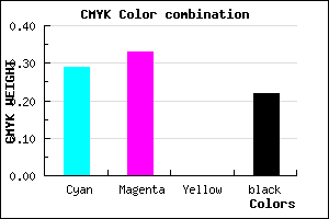 #8C84C6 color CMYK mixer