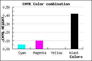 #8C8593 color CMYK mixer