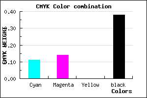 #8C879D color CMYK mixer