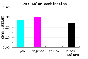 #8C87C1 color CMYK mixer