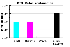 #8C8CB0 color CMYK mixer