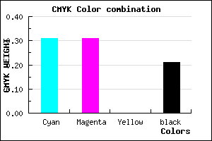 #8C8CCA color CMYK mixer