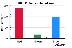 rgb background color #8C1262 mixer