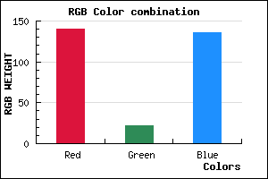 rgb background color #8C1688 mixer