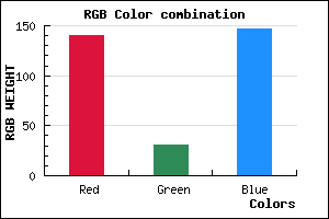 rgb background color #8C1F93 mixer