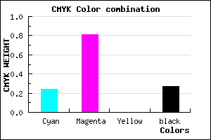 #8C23B9 color CMYK mixer