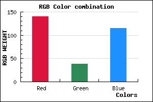 rgb background color #8C2673 mixer