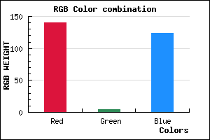 rgb background color #8C047C mixer