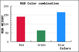 rgb background color #8C3FA5 mixer