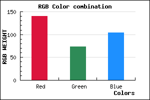 rgb background color #8C4968 mixer