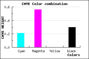 #8C4EB2 color CMYK mixer