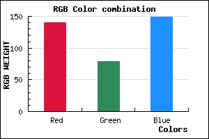 rgb background color #8C4F95 mixer