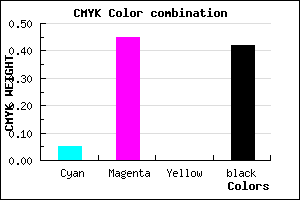 #8C5193 color CMYK mixer