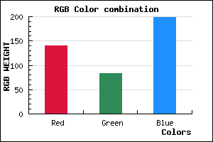 rgb background color #8C53C7 mixer