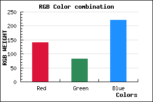 rgb background color #8C53DD mixer