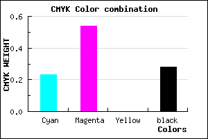 #8C55B7 color CMYK mixer
