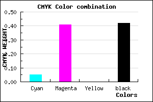 #8C5793 color CMYK mixer