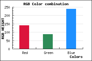 rgb background color #8C57EF mixer