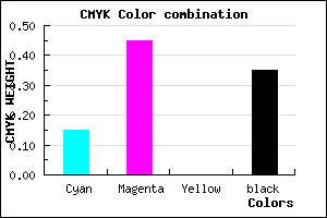 #8C5BA5 color CMYK mixer