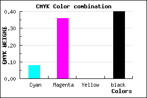 #8C6298 color CMYK mixer
