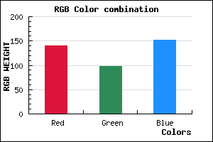 rgb background color #8C6298 mixer