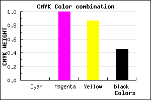#8D0012 color CMYK mixer