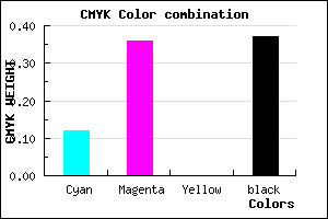 #8D66A0 color CMYK mixer