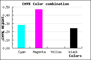#8D67C3 color CMYK mixer
