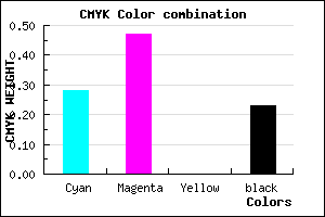 #8D68C4 color CMYK mixer