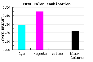 #8D6CC6 color CMYK mixer