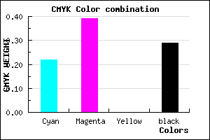#8D6FB5 color CMYK mixer