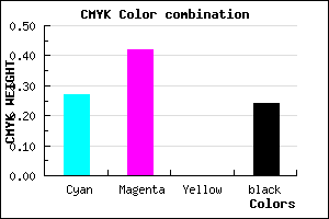 #8D6FC1 color CMYK mixer