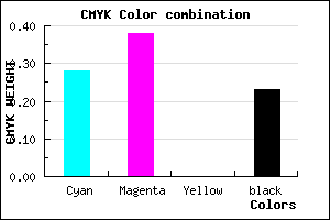 #8D7AC4 color CMYK mixer