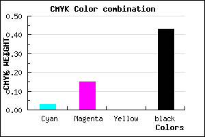 #8D7C92 color CMYK mixer