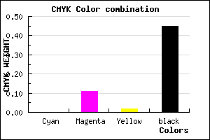 #8D7E8A color CMYK mixer