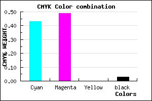 #8D7EF7 color CMYK mixer