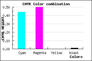 #8D7EFC color CMYK mixer