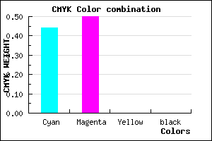 #8D7EFE color CMYK mixer