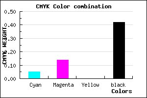 #8D8094 color CMYK mixer