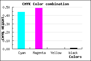 #8D81FD color CMYK mixer