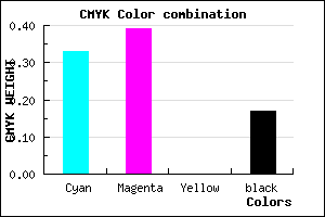 #8D82D4 color CMYK mixer