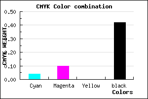 #8D8593 color CMYK mixer