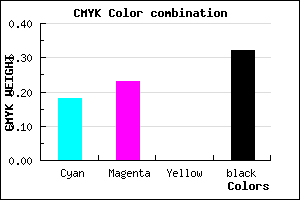 #8D85AD color CMYK mixer