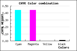 #8D8DFD color CMYK mixer