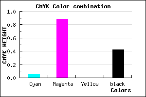 #8D1294 color CMYK mixer