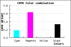 #8D3FAB color CMYK mixer